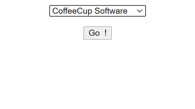 Combo box link box to browse your website easily