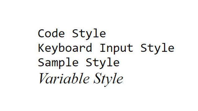Different Font Styles without Using Fonts