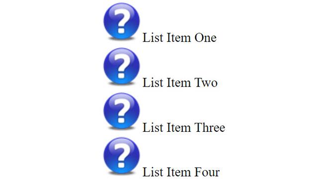 Graphic Bullets (instead od circles) for the Lists