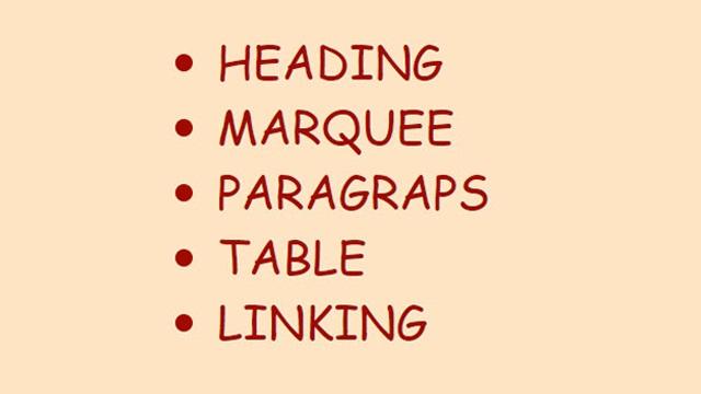 How to make lists using bullet