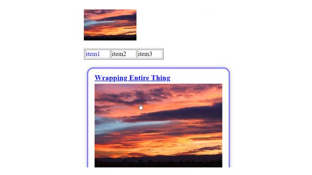 Images and Other Objects as Links