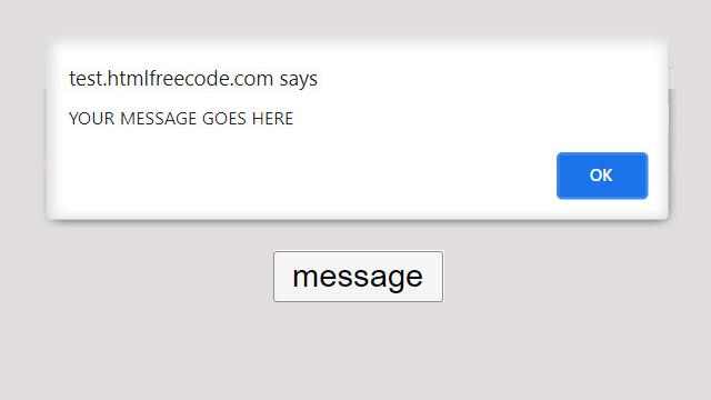 Messages user by clicking a button