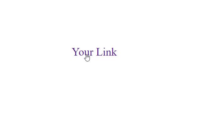 Removing A Link Underline