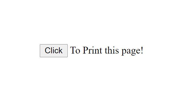 Print a page in HTML pages